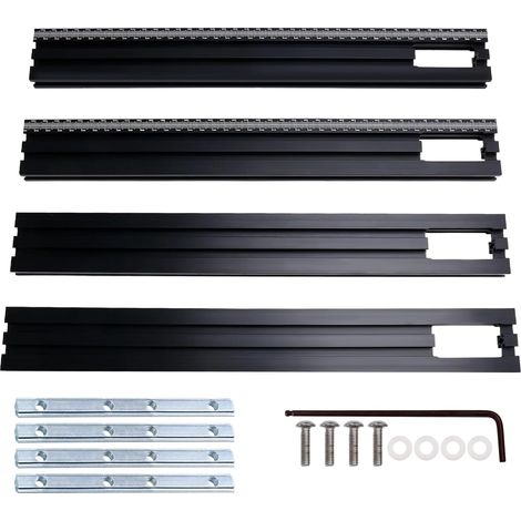 Rail de Guidage de Gravure de Rainure de Fraiseuse de Machine de Coupe Support Réglable Support de Rail de Guidage Auxiliaire Outils de Travail Du Bois (1/5)