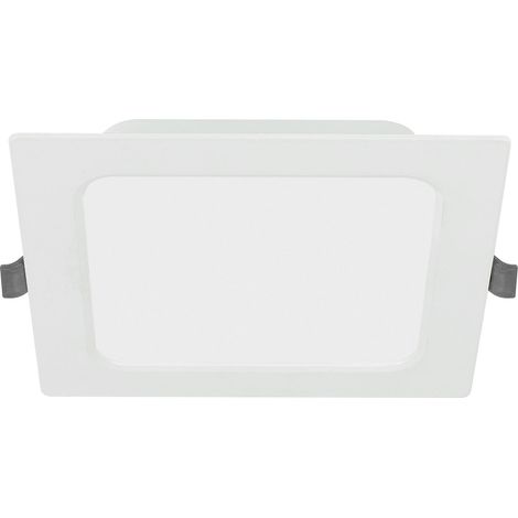 Spot LED encastrable plat 9 W 800 lm – Plafonnier carré 4000 K blanc neutre IP40 – Panneau LED encastrable AC 220-240 V – 16,5 x 15 cm (1/2)
