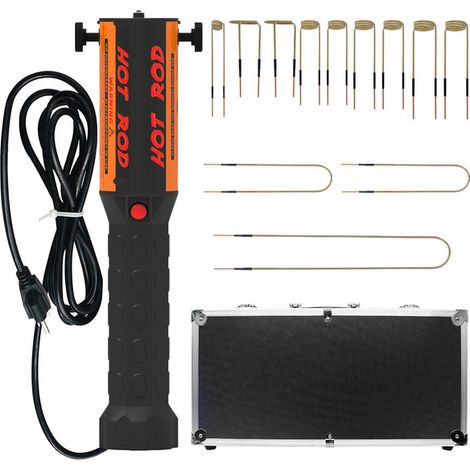 Solary Chauffe-Induction Magnétique pour Déblocage de Boulons, Outil de Chauffe 1100W 220V pour le Retrait de Vis Rouillées, Extracteur d'Écrous avec 12 Bobines