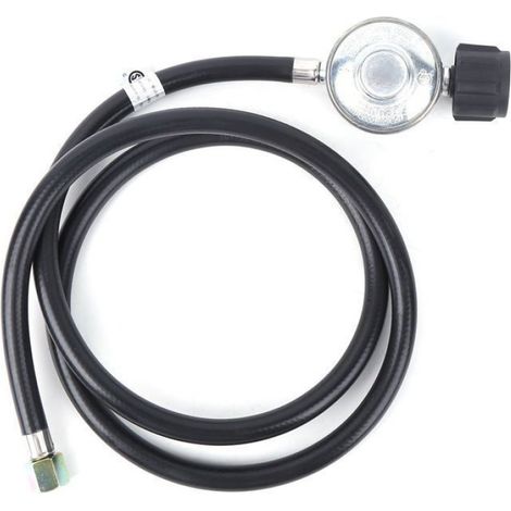 Détendeur gaz propane basse pression, avec tuyau 1.5m, accessoire de four domestique, sécurité et régulation (1/5)