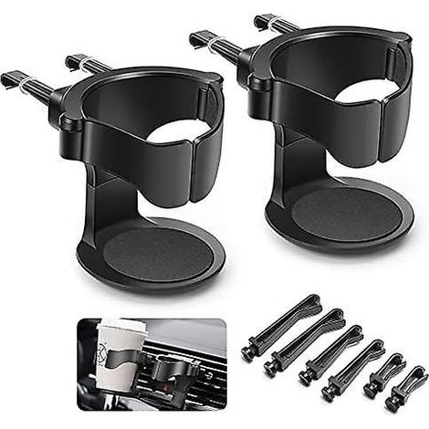 porte Gobelet Voiture, 2pcs Support Gobelet Voiture, Porte-gobelet De Voiture Rglable, Pour Grille D'aration De Voitures, Camions, Camping-cars(no (1/5)