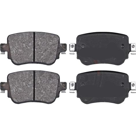 KIT PASTIGLIE FRENO POSTERIORI compatibile con VW CADDY IV CASSONE/LIMOUSINE SPAZIOSA (SAA, SAH) / PASTIGLIE FRENANTI AUTO OEM 35001, / SOSTITUZIONE DIRETTA / BASSA POLVERE / SILENZIOSO