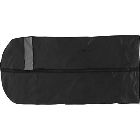 Housse de Vêtements Noire en Plastique avec Fermeture Éclair, Grosse Capacité et Gain de Place, Rangement de Robes et Costumes la Penderie (1/5)