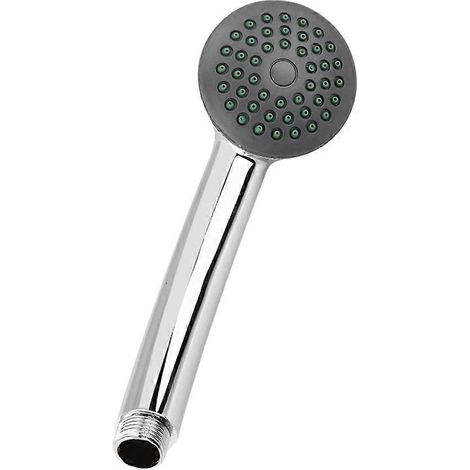 Pommeau de douche universel à main, économiseur d'eau, accessoire de salle de bain argenté (1/5)