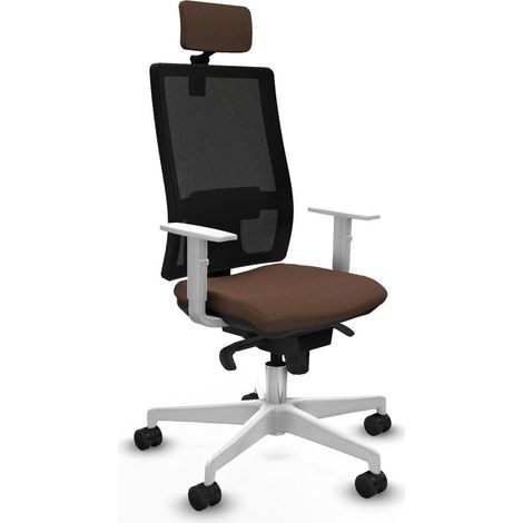 Piqueras-y-crespo Hornas Chaise de bureau noire confortable (1/3)