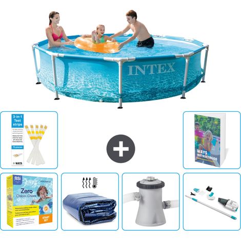 Frame Pool Rund - 305x76 cm - 7-teilig S39