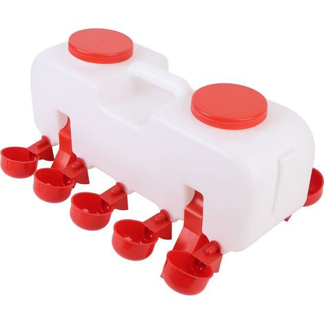 Abreuvoir automatique pour poulet, haute capacité, ABS robuste, distributeur d'eau pour volaille et canard, distributeur de boisson pour oie (1/5)