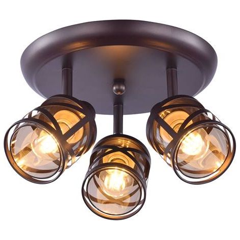 Plafoniera spot bronzo ambra E14 3x40W Oberon Rabalux (1/4)