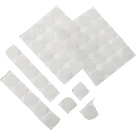 pastilles antidérapantes transparentes en silicone de 20 mm