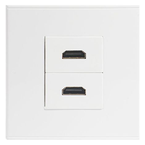 Prise murale de Type 86, HDMI, câble réseau pour télévision numérique, haute définition (1/5)