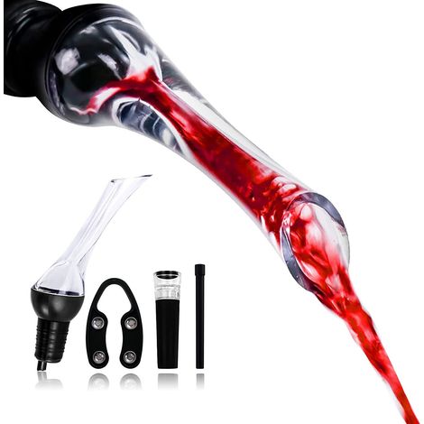 Vinaerator - Aérateur et bec verseur haut de gamme (noir) — yux-AquaForge (1/3)