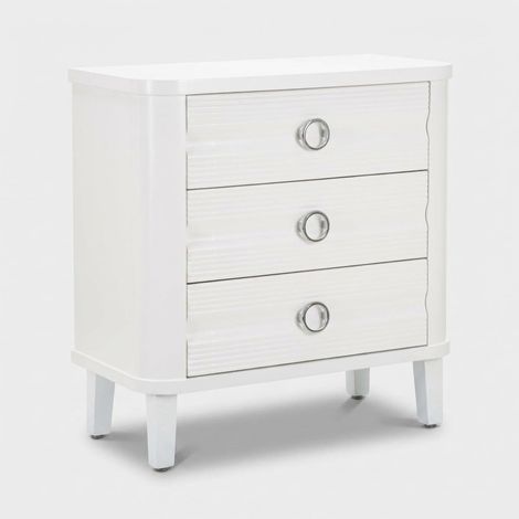 Kommode mit 3 Schubladen aus Holz und Metall Shine (1/5)
