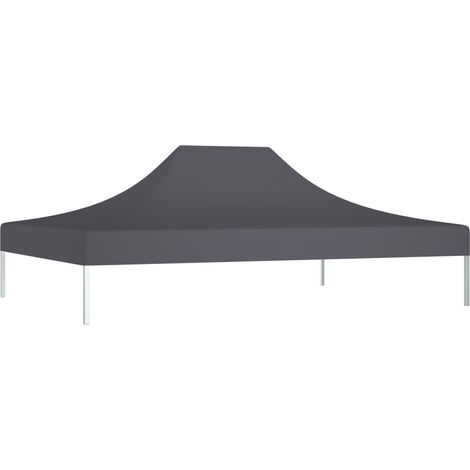 Toit de tente de réception 4,05 x 2,75 m – Tissu oxford 600D avec revêtement PVC – Résistant aux UV et à l'eau – Remplacement pour tonnelle – Inlife (1/5)