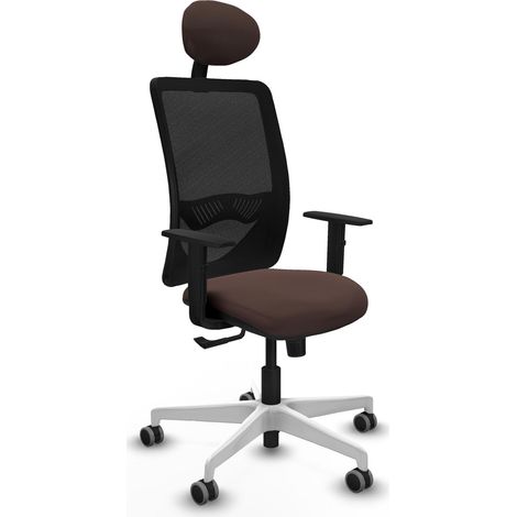 Chaise de bureau piqueras y crespo Zulema noir rembourrage mousse (1/2)