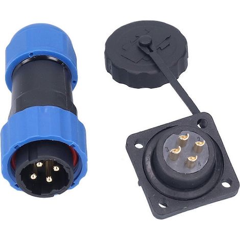 Wasserdichter Stecker, quadratischer Luftfahrt-Stromanschluss, Stoßklemmenadapter, AC 380V SP204-Pin