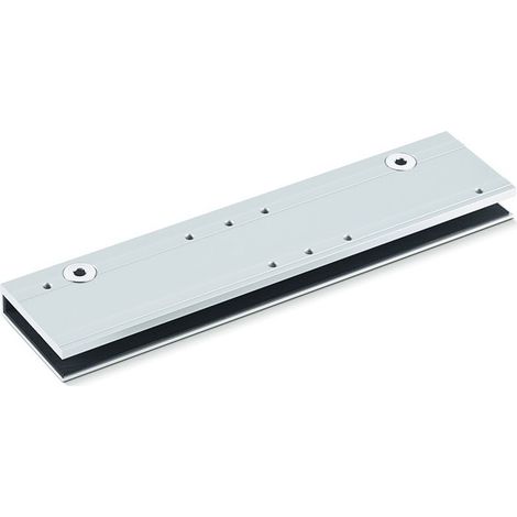 Patin de porte en verre TS 4000/5000 argenté GEZE