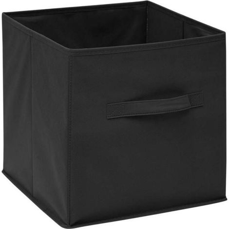 Panier Tissu - 31x31x31 cm - Structure En Polypropylène PP - Plateau En Carton - Carré - 1 Pièce (1/4)