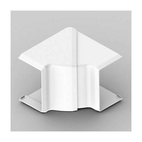 Esquina interior izquierda 60x40mm blanca ajustable 75-135 grados 8655