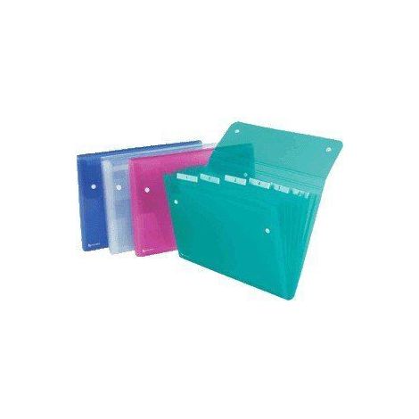 Rexel 2102032 archivador organizador Azul, Rosa, Transparente, Turquesa (1/2)