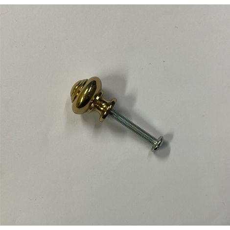 CONNEX - POMOLO SAGOMATO ORO LUCIDO DIAMETRO 20MM