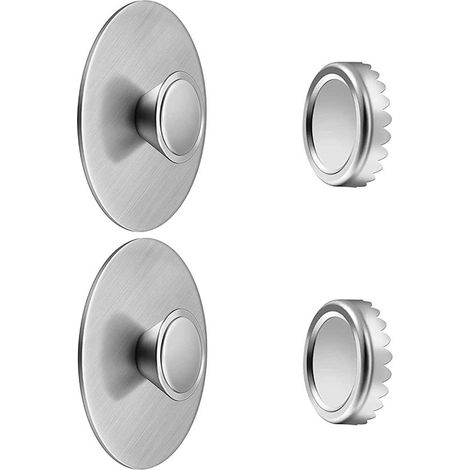 magnetische Seifenhalter für Seifenstücke, Seifenhalter aus Edelstahl für Duschwand und Küche/Badezimmer, leicht zu reinigen, selbstentleerend (s (1/5)