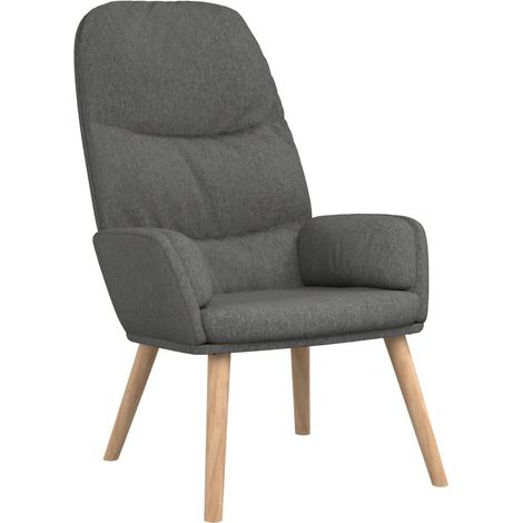 Chaise de relaxation Gris clair Tissu (1/5)