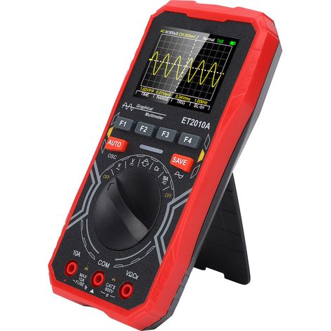 Multimètre portable, oscilloscope, mise en veille automatique, bande passante de 1 MHz, fréquence d'échantillonnage de 2,5 Méch./s, mini oscilloscope portable 2 en 1 de 6,1 cm (2,4 pouces). (1/5)