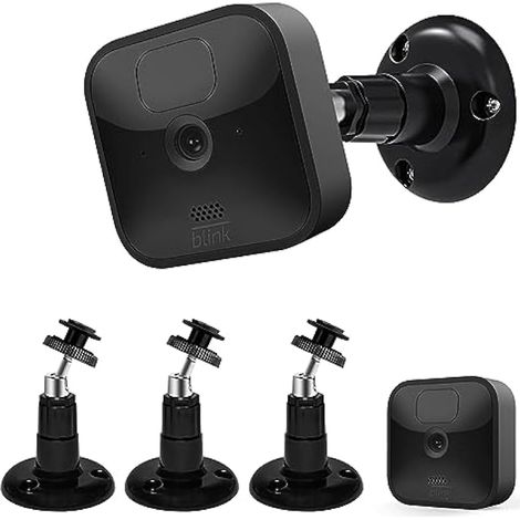 Blink Outdoor Camera Mount, 360 Degree Adjustable Indoor/Outdoor Wall Mount Bracket for Blink Home Security System Black 3 Pack 360 Degree Adjustable Indoor/Outdoor Wall Mount Bracket