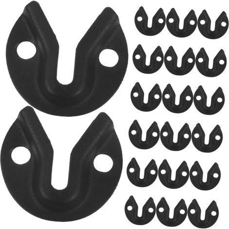 20 Pieces Heavy Duty Keyhole Wall Hangers Metal Picture Frame Fasteners Secure Mirror Mounting Brackets For Office Home Bedroom Bathroom (1/5)