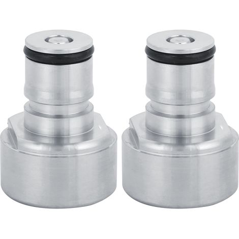 Kit de conversion à déconnexion rapide avec adaptateur de coupleur à bille pour fût de bière artisanale (1/5)
