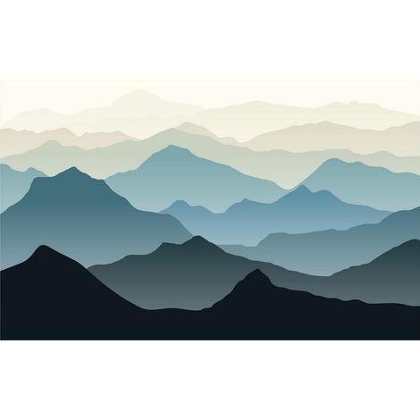 Poster Thème Mountain Panorama - 360 x 270 cm (1/3)