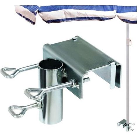 AIDUCHO Porta-Ombrello Robusto Supporto di Patio Ombrello Stand Ombrello Stand Compagno di Banco portaombrelli fissare Balaustra, Balcone (1/5)