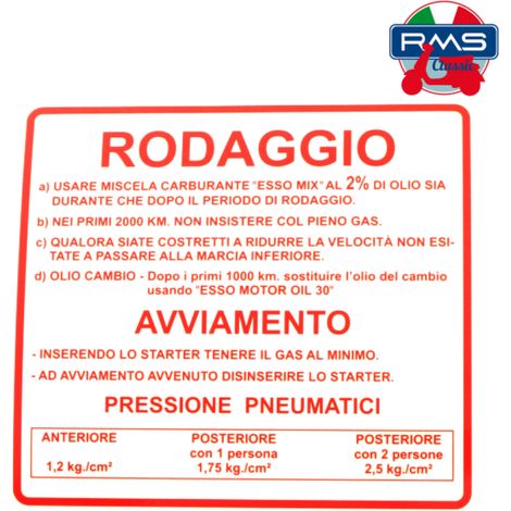 Autocollant stickers pour Scooter Piaggio 125 Cosa 1988 à 1991 (1/2)
