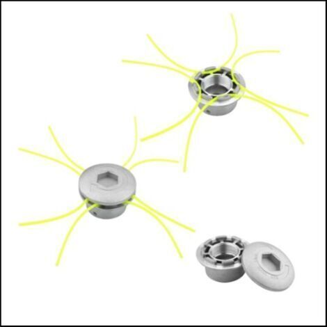 2 pcs tondeuse à gazon avec tête en aluminium Accessoires (1/5)