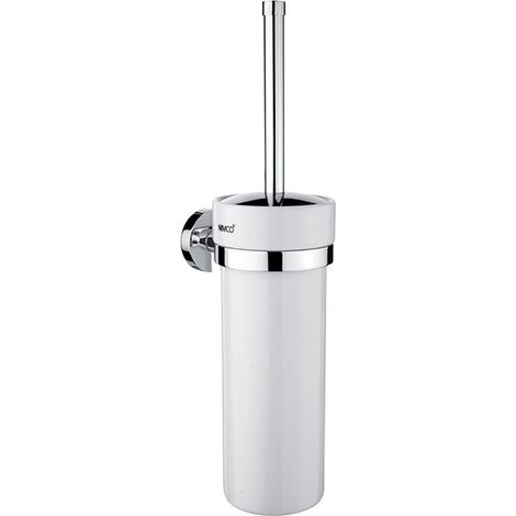 Nimco Unix - Toilettenbürstengarnitur, Wandmontage, weiß Keramik / chrom UN 13094K-26 (1/2)
