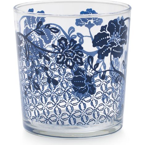 HOME IN ROMBO CF 3 Bicchieri VTR Blue Seta Cl35 (1/3)