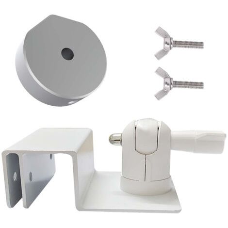 Support de gouttière pour mini plat, support d'angle réglable avec adaptateur en alliage d'aluminium. (1/5)
