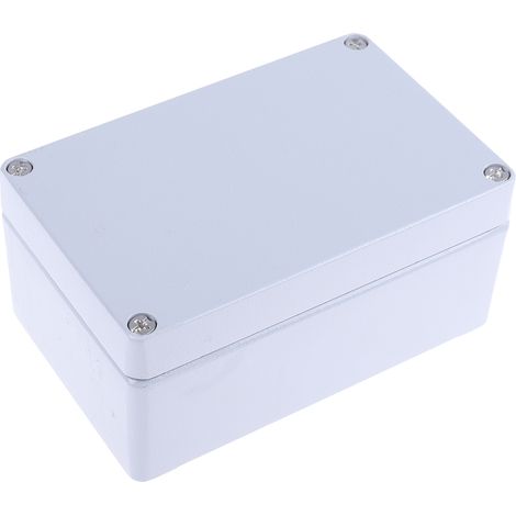 Boîtier RS PRO en Fonte d'aluminium, 125 x 80 x 57mm, Gris IP66 ( Prix pour 1 ) (1/4)