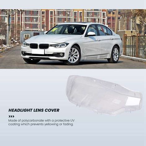 1 transparente Polycarbonat-Abdeckung für den rechten Frontscheinwerfer/das Frontscheinwerfergehäuse eines BMW (1/5)