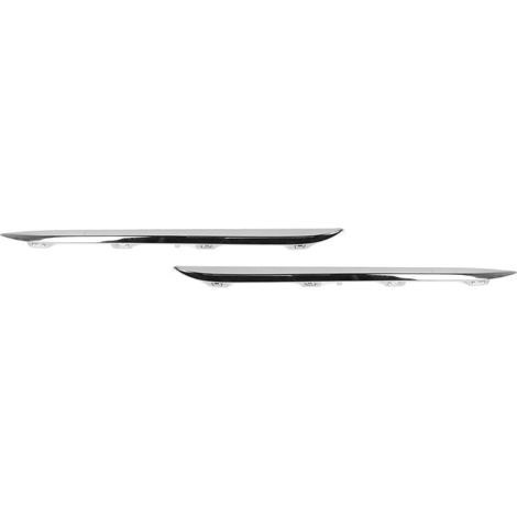 2 Chrom-Seitenleisten als Ersatz für die hintere Stoßstange für Mercedes C-Klasse W205 Standard Front Facelift 2015-2018 (1/5)