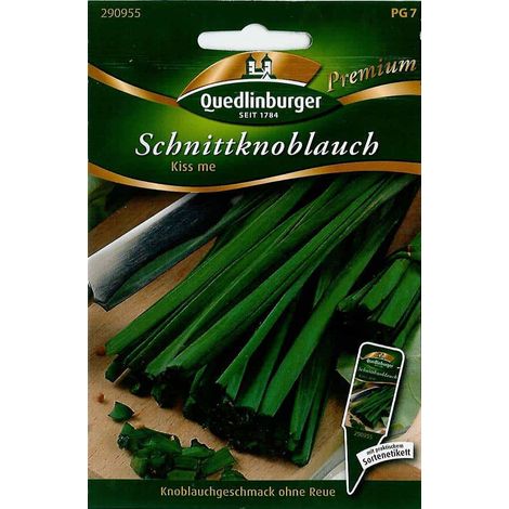 Quedlinburger Schnittknoblauch Kiss me - Premium Kräutersamen (1/2)