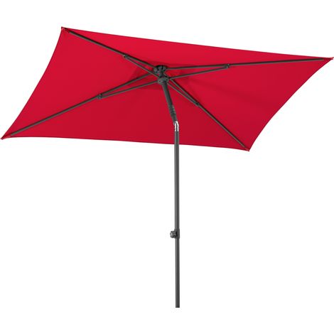 Schneider Sonnenschirm Sevilla rot 240 x 140 cm Marktschirm (1/5)