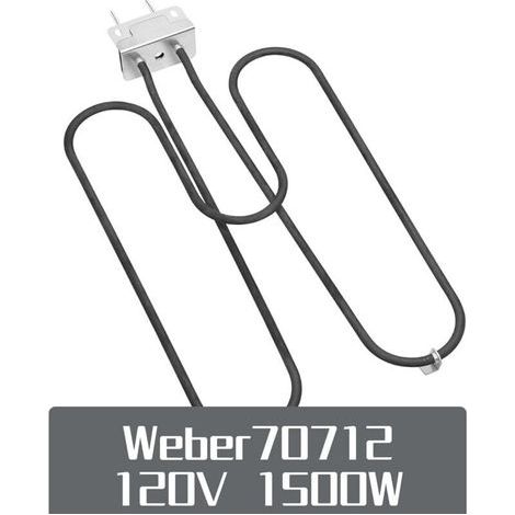 70127 ÉLéMents Chauffants pour Barbecue Compatible avec Weber Q2400 Q240 55020001 Gril,230V,2200W (1/5)