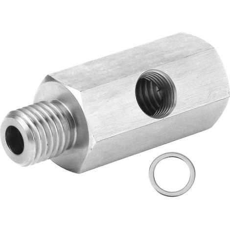 Adaptateur mâle-femelle 18 pouces vers M12x1,5 pour capteur de pression d'huile turbo, compatible Honda (1/4)