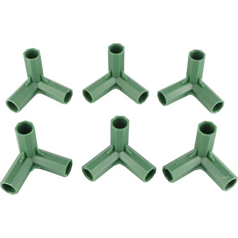 Connecteurs pour cadres de jardinage, serres en plastique, meubles, tuteurs pour plantes, clôtures, raccords de tuyaux pour supports à fleurs (1/5)