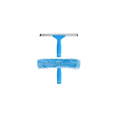 Tergivetro professionale con spazzola in microfibra, larghezza 25 cm