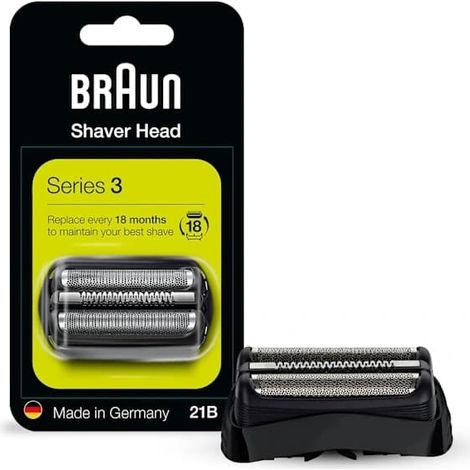 BelleRise - Tête de rasoir de rechange Braun Series 3 - 21B - Compatible avec les rasoirs 300s, 310s et 3010BT (1/5)