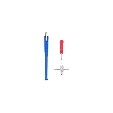3PCS Demonte Valve Pneu,outils pour valves de pneus, Outil de Démontage de Valve Pneu Voiture Kit de Réparation Valve Core Tire, pour Voiture Moto Extracteur Valve Accessoires Montage Pneus