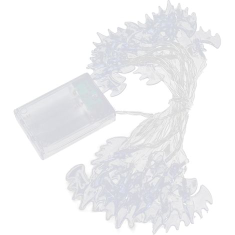 Guirlande LED Halloween Violet - Décoration Éclairage pour Jardin et Maison, 2 Fonctions (1/5)