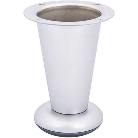 SANS MARQUE Pied de meuble FS016 100 mm réglable chrome mat